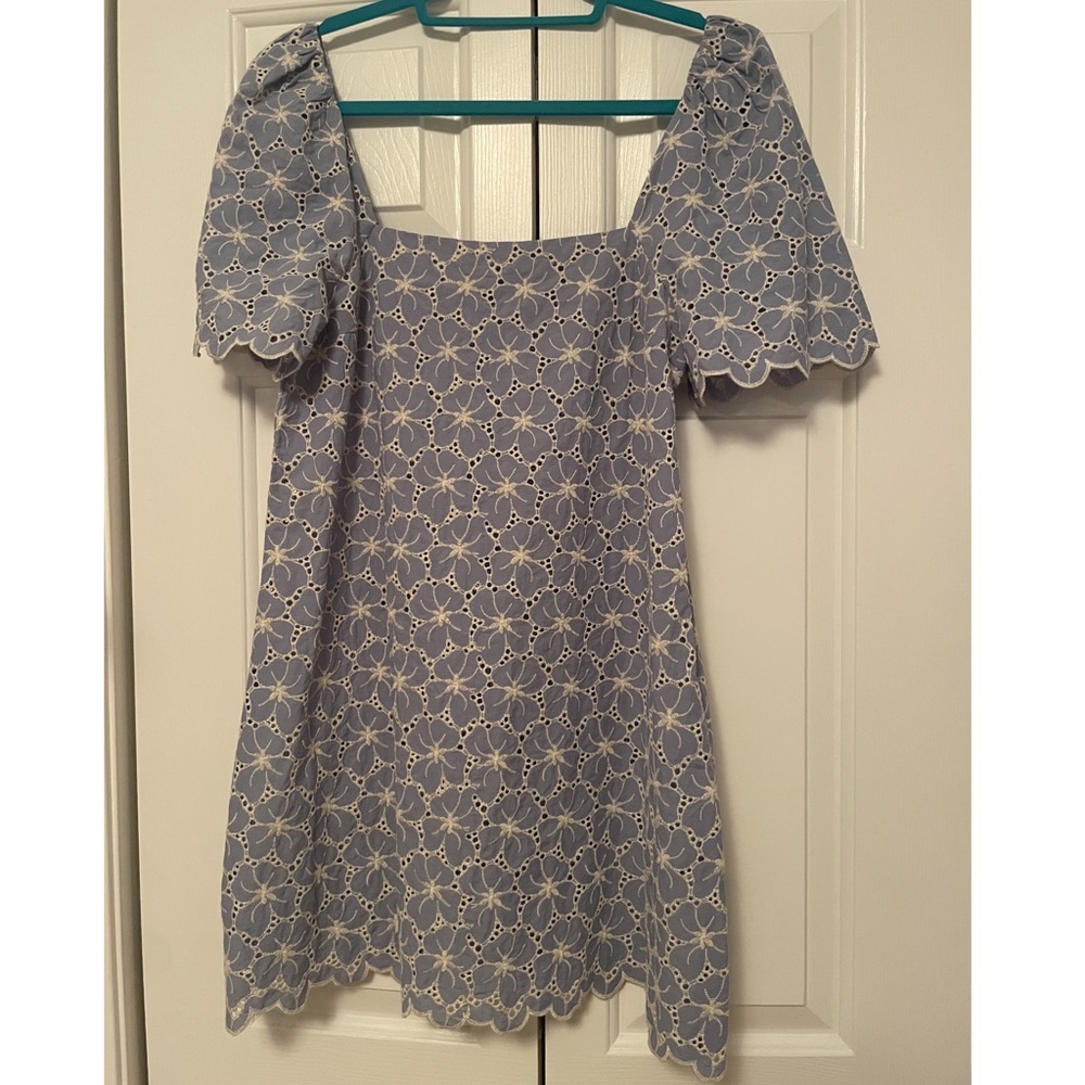 Blue floral Zara dress